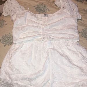 Two piece Hollister crop top set